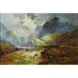 Untitled by Alfred Fontville de Breanski, oil on canvas, sold May 2022
