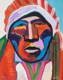 The Custer Suite and John Nieto: Retrospective, 1993 by John Nieto, 1993, five colour serigraphs and book, sold Sep 2026