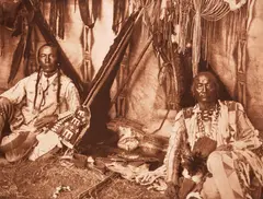 In a Piegan Lodge and Apsaroke War Group by Edward S. Curtis, two photogravures, sold Sep 2026