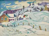 Douce campagne, 1978 by Henri Leopold Masson, 1978, oil on canvas, sold Sep 2026