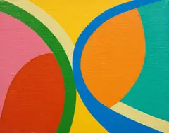 Untitled Abstraction, 1977, 1977 by Michèle Drouin, 1977, oil on canvas, sold Sep 2026