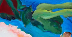 Untitled, 1987 by Robert Nelson Markle, acrylic on card, sold Sep 2026