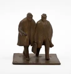 Friends, 1975 by William McElcheran, 1975, bronze, sold Sep 2026
