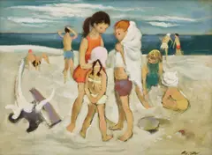 At Cherry Beach by William Arthur Winter, oil on board, sold Sep 2026