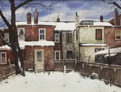 On Major St. by John Kasyn, watercolour, sold Sep 2026
