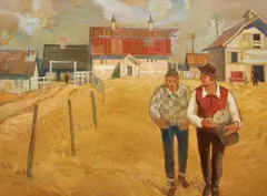 Entrance to the Farm, Alberta by Henry George Glyde, oil on canvas, sold Sep 2026