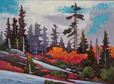 Autumn on Seymour Mountain by Nicholas J. Bott, oil on canvas, sold Sep 2026