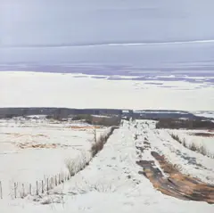 Evening Thaw, 1978 by John Mckee, 1978, acrylic on canvas, sold Sep 2026