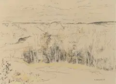 Untitled, 1974 by Dorothy Knowles, 1974, watercolour, pastel and charcoal, sold Sep 2026
