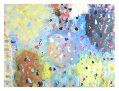 abstract by Stanley Whitney, oil on canvas, sold Sep 2024