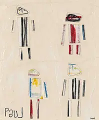 Untitled by Paul du Toit, 2002, Collage 2, sold Jul 2023