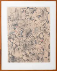 Untitled by Linda Karshan, 1984, Pastel on Paper, sold Mar 2024