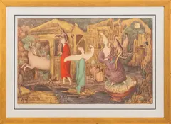 Tuesday by Leonora Carrington, 1987, Lithograph in Colors, sold Mar 2024