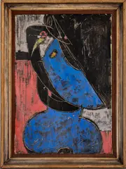 Cubist Composition by Élie Grekoff, Oil on Canvas, sold Mar 2024