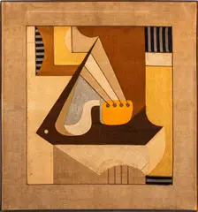 Untitled by Alberto Arboleda, 1958, Mixed Media Collage Painting, sold Mar 2024