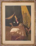 Abstraction by Giglio Dante, 1963, Acrylic on Paper Collage, sold Mar 2024