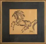 Untitled by Frank Eliscu, Charcoal on Paper, sold Mar 2024