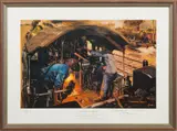 Clear Road Ahead by Terence Cuneo, oil, offered Nov 2021