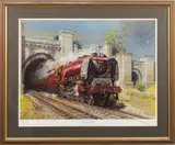 City of London': signed limited edition print, 770/850,: 44 x 58cm by Terence Cuneo, print, offered Nov 2021