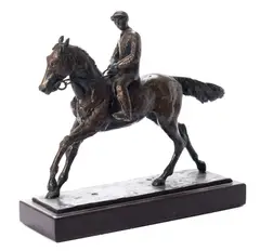 On a rectangular base by Catharni Stern, 1988, bronze, sold Jan 2018