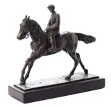 On a rectangular base by Catharni Stern, 1988, bronze, sold Jan 2018