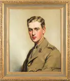 Portrait of 2nd Lt D by John St Helier Lander, oil, sold Nov 2017