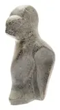 A carved hardstone sculpture of a puffin: some damage, 23cm by Sven Berlin, sculpture, sold Jan 2017