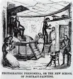 OR NEW SCHOOL OF PORTRAIT PAINTING In George Cruikshank's Omnibus:, volume for 1842 by Photographic Phenomena, photograph, offered Oct 2016