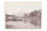 c.1900VIEW FROM TAONOURABASHI BRIDGE TO FUDZISAN, c.1900 by Mt Fuji, photograph, offered Jan 2024
