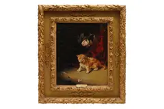 Untitled by F. D Marques, oil on canvas, offered Jan 2024