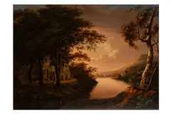 Untitled by J.C Huysmanns, oil on panel, offered Jan 2024