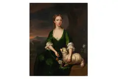 Untitled by Enoch Seeman, oil on canvas, offered Jan 2024