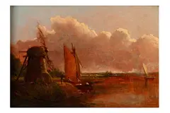 Untitled by Anthony Sands, oil, offered Jan 2024