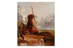 Untitled by Anthony Sands, oil on panel, offered Jan 2024