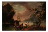 Untitled by John Thomas Serres, oil on canvas, offered Jan 2024