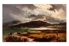 Untitled by Sidney Richard Percy, oil on canvas, offered Jan 2024