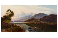 Untitled by Sidney Richard Percy, oil on canvas, offered Jan 2024