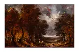 Untitled by Narcisse-Virgillo Diaz de La Pena, oil on panel, offered Jan 2024
