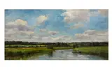 Untitled by Stanislas Lépine, oil on panel, offered Jan 2024