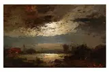 Untitled by Louis Douzette, oil on panel, offered Jan 2024