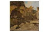 Untitled by Marino Lenci, oil on board, offered Jan 2024