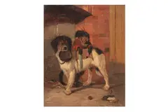 Untitled by William Malbon, oil on board, offered Jan 2024