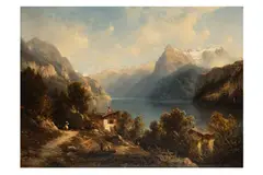 Untitled by Julius Lange, oil on canvas, offered Jan 2024