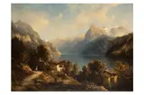 Untitled by Julius Lange, oil on canvas, offered Jan 2024