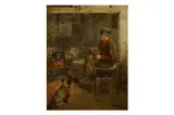Untitled by Henry Benjamin Roberts, oil on board, offered Jan 2024