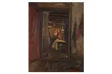 Untitled by Frans Vantangaloo, oil on panel, offered Jan 2024
