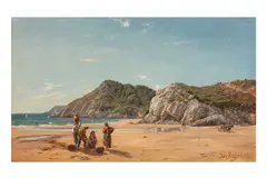 Untitled by John Mogford, oil on canvas, offered Jan 2024