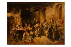 Untitled by Joseph Guichard, oil on canvas, offered Jan 2024