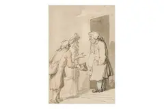 Untitled by Thomas Rowlandson, pencil, offered Jan 2024