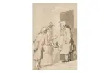 Untitled by Thomas Rowlandson, pencil, offered Jan 2024